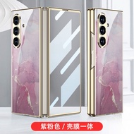 Case Gkk Samsung Galaxy Z FOLD 7 Fold 6 5G 2024 Luxury Tempered Glass Case Z FOLD 6