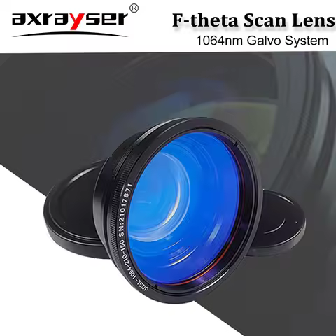 F-theta Scan Lens Field Lens F70x70-F300x300 for 1064nm YAG Optical Fiber Laser Marking Machine Spar