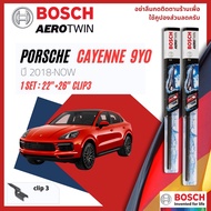 BOSCH AEROTWIN PLUS Wiper Blades Front Pair 22+26 Fit 4 PORSCHE Cayenne gen 3 5D 5D coupe 9y0 9y3 ye