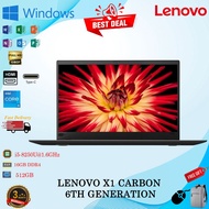LENOVO X1 CARBON 6TH GENERATION INTEL CORE i5-8250U@1.6GHz