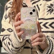 Cartoon Cute Sumikko Gurashi Magnetic Bracket Phone Case For iPhone 15 14 13 12 11 Pro Max Shockproo