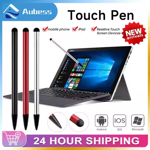 New Portable 2 In 1 Universal Phone Tablet Touchscreen Pens Capacitive Stylus Pencil For Iphone Ipad