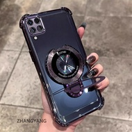 Case For Samsung A12 A22 4G M12 M22 M32 Clear Case Thickening Plated Cover Silicone ShockProof Phone