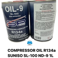 OEM Compressor Oil ND-9 R134A Spzone SL-100(1 litre)