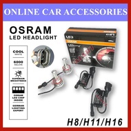 OSRAM H8 / H11 / H16 LEDriving 6000k Head Light / Fog Lamp LED head Lamp Bulb Kit