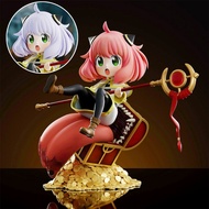 【Ready Stock】Spy X Family Anya Cosplay Frieren Gk Figurine Doll Model Cute Anime Girl Figure Statue 