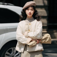 Mutu Imitation Lamb Plush Diamond Padded Jacket - Women's Stylish Winter Coat 2025