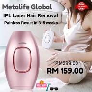 【READY Stock】Premium IPL Laser Hair Removal Laser Epilator Permanent Body Hair Removal Skin Creamy E