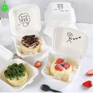 Bento Cake Box/Cake Box/Viral Bento Cake Box Kraft&White/蛋糕便当盒/Dessert Box/Bekas Bento/Kotak Bento
