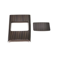 aihei Abs คาร์บอนไฟเบอร์ที่นั่งด้านหลังเครื่องปรับอากาศ Outlet Cover Anti Kick กรอบอุปกรณ์ตกแต่งสำหร