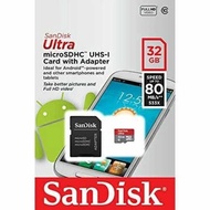 Full HD Ultra Memory Card Micro+Adapter 32gb SDHC MMC SanDisk**