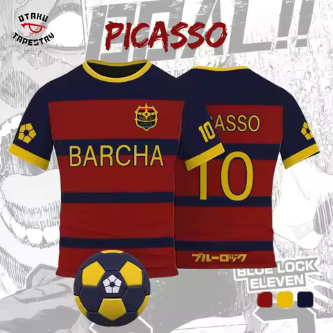 Blue Lock FC Barcha Jersey Shirt – Bachira Kaiser and Isagi Yoichi - Unique Anime Merch & Blue Lock 