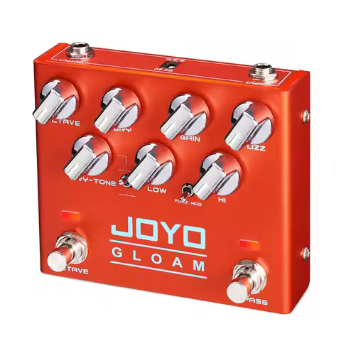 JOYO R-29 GLOAM Octave Fuzz Effect Pedal High Gain Bass Guitar Pedal with Independent Knobs Deliver 