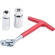 Universal Plug & Socket Spark Plug Wrench, Installer T-handle (13/16") 21mm Remover (5/8") Spark MIK
