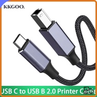 KKGOO USB Type-C to USB B 2.0 Scanner Laptop Durable High Speed for