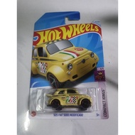 (WM FREE Shipping) Hot Wheels '605 Fiat 500D Modificado 2024 First Editions