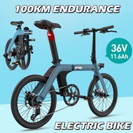 Fiido Foldable Bicycle 20 Inch 7 Speed Electric Bike 36V Detachable Lithium Battery Electric Assist Bike SSS BIKE