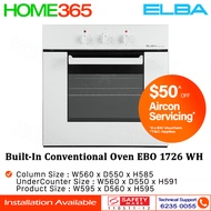 Elba Built-In Conventional Oven EBO 1726 BK I EBO 1726 WH