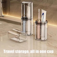 (gazi2) Toothbrush Travel Containers Transparent Portable Toothbrush Case Outdoor/business Trip/trav