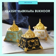 JMAISON Mabkhara Bukhoor Classic Raya Ramadan Deco Gift Mabkhara Bakhoor Incense Burner Hiasan Raya EID Mubarak Deco