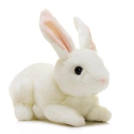 Cute Bunny Stuffed Animal Plush Doll Soft Bunny Realistic Easter Rabbit Plush Toy 14in Lifelike Deta