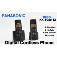 NEW Panasonic KX-TGB112 Digital Cordless Phone - 2 Handset / Twin Pack..WITH 6