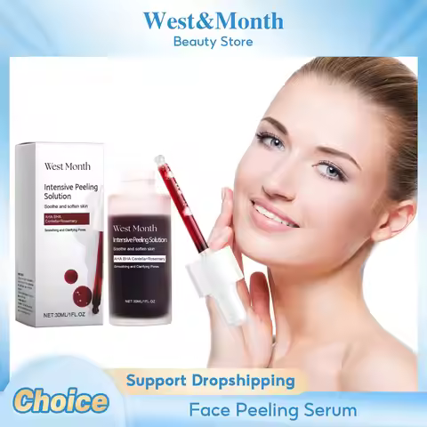 Peeling Face Serum Fruit Acid AHA BHA Anti Acne Exfoliating Repairing Shrink Pores Moisturizing Sali