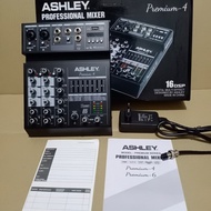 Ashley Premium 4-Channel Mixer Premium-4 USB Audio Interface Reverb Recording Soundcard