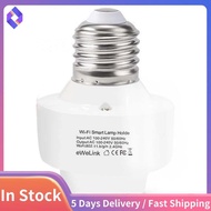 Smart WiFi Bulb Socket E26 E27 Light Bulb Adapter,Wireless 2.4G Remote Control Lamp Base Holder, APP