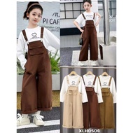 SJ KIDS Wholesale/ / 0504 Overall pants for girls 8-12 years / price per 5 pieces