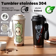 TERMOS GANTUNGAN Tumbler Drinking Bottle Thermos Coffee Aesthetic Stainless Steel 304 Food Grade Sta