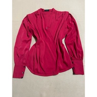 (Liquidation) Cross-collar shirt, size S, very loose fit, medium M-L, 60kg, nice to wear, 98% new, S