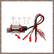 [C V O D] RC Car Upgrade Metal Automatic Simulated Winch with Switch for 1/10 RC Crawler Car  SCX10 