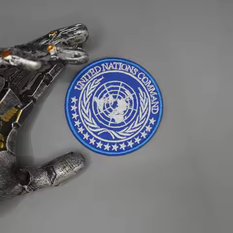 United Nations command tactical embroidery patches,exquisite and high-quality,used for clothing,back