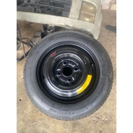 Spare Tyre 13 Inch Inci 4H PCD100 ( T105/80 D13) Perodua Kelisa, Kenari Viva Axia Atos / Tayar Ganti