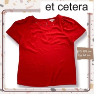 Et Cetera Red Blouse - preloved