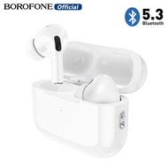 BOROFONE BW63 TWS ไร้สายที่แท้จริงชุดหูฟังสเตอริโอหูฟังบลูทูธรองรับการปรับระดับเสียงสไลด์ในหูด้วยไมค