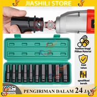 MATA Jiashili_ Reaim Eye Socket Drive Impact Extension Deep Impact Socket Set 10Pcs 1/2 Inch 8mm - 2