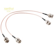 2Pcs 3G HD SDI Cable BNC Cable 30cm 75 Ohm for Cameras  Video Equipment Supports HD-SDI 3G-SDI 4K 8K