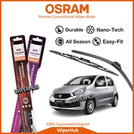 Osram Perodua Myvi (Lagi Best) 2011-2017 Premier Conventional Flat Wiper Blade Windshield Viper (1 S