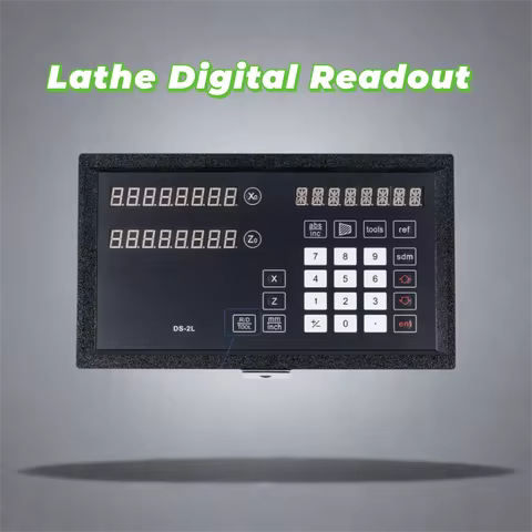 New Delos Digital Readout Dro 2L 2 Axis Digital Readout Display XZ Axes for Lathe Machines