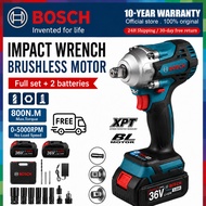 Bosch Impact Wrench Electric Impact Wrench Screwdriver Drill Pembuka Tayar Kereta Heavy Duty Buka Ta