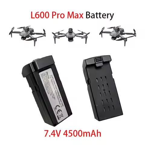 L600 Pro Max Drone Battery 7.4V 4500mAh Extended Life Quadcopter Orininal Battery Accessories Parts