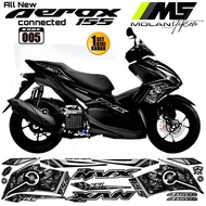 Decal Sticker Striping Variasi Aerox New NVX 155 All New Aerox 155 Connected Aerox 155 Vva Aerox New