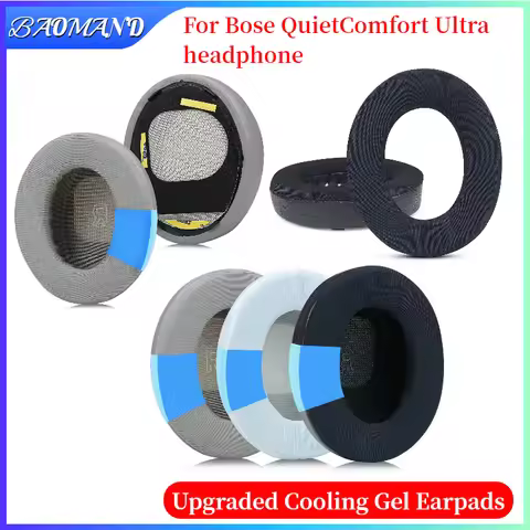 Replacement Ear Pads Cups Earpad Memory Foam Cushions For Bose QuietComfort Ultra Headphones Headset