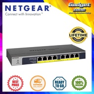NETGEAR GS108PP 8 PORT GIGABIT ETHERNET UNMANAGED POE NETWORK SWITCH