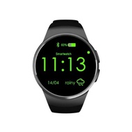 Smart Watch Jam KING-WEAR KW18 fOR IOS AND Android-BLACK Like Apple