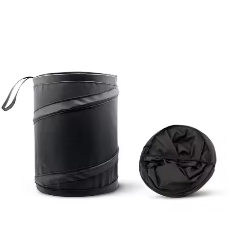 Folding Trash Can Bag For Car Storage Busket Oxford Fabric Rubbish Container Waste Organizer Holder 