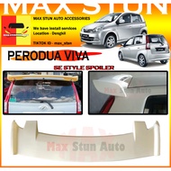 PERODUA VIVA SE SPOILER VIVA ELITE SE STYLE REAR TRUNK SPOILER VIVA SPOILER BODYKIT VIVA OE SPOILER CAR BODYKIT