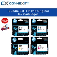 [Bundle Set] HP 915 Black 915 Cyan 915 Magenta 915 Yellow Original Ink Cartridge HP Printer Ink Cart